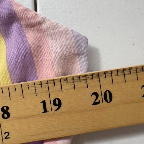 Torrid Plus Pastel Stripe Tie Front Sundress Knee Length Size 1X - Picture 10 of 11